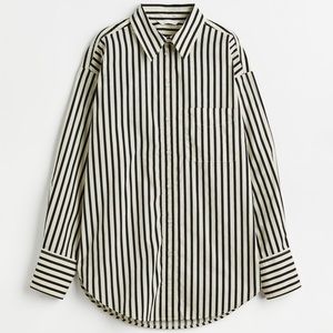 Oversized cotton shirt